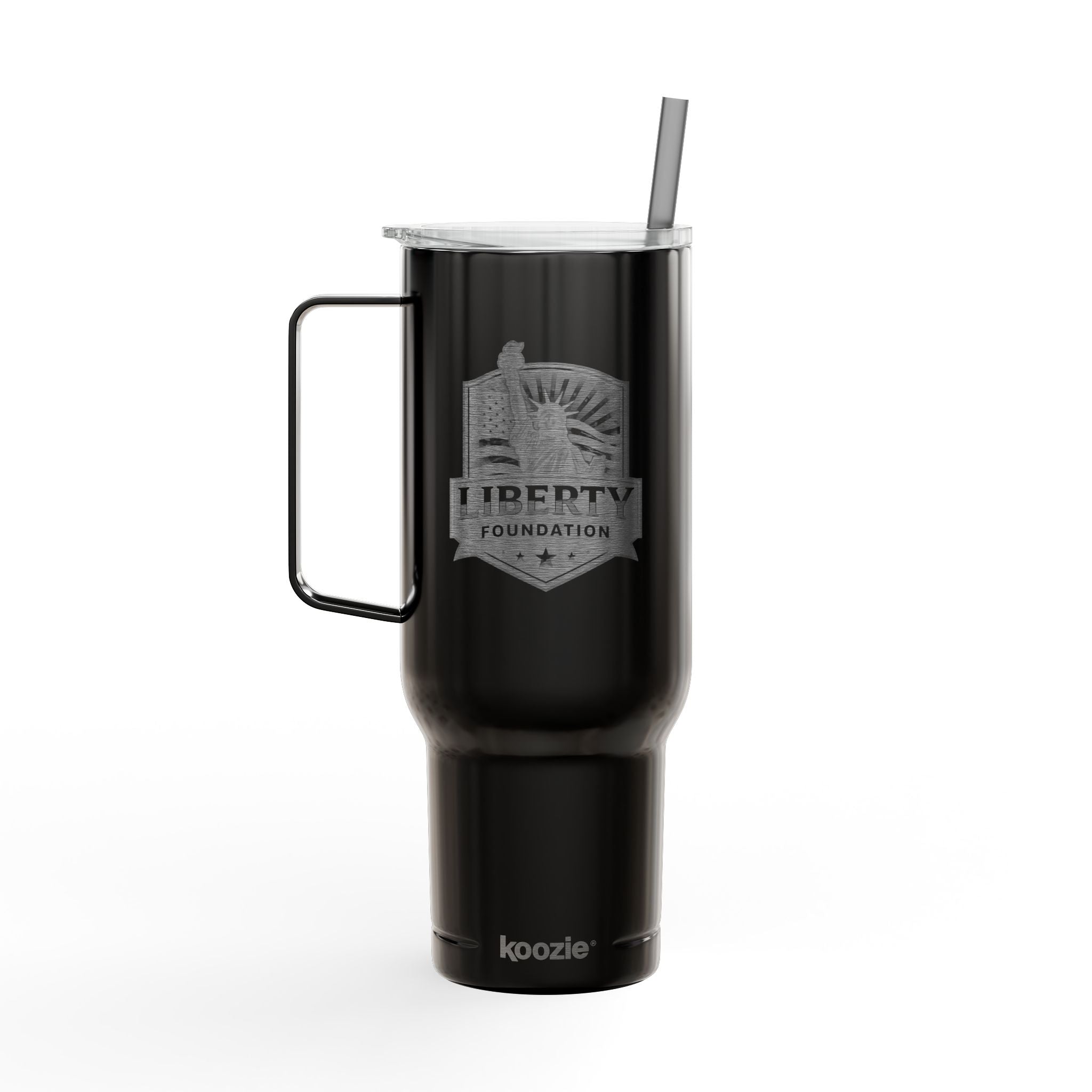 Liberty Foundation 40oz Engraved Insulated Tumbler with Lid & Straw