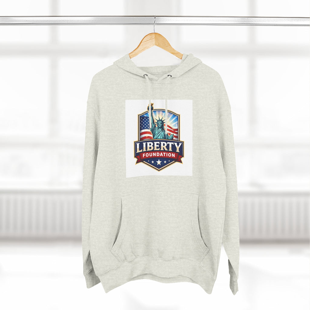 Three-Panel Fleece Hoodie