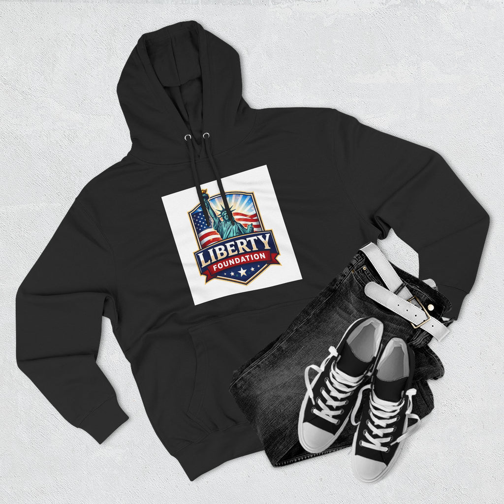 Three-Panel Fleece Hoodie