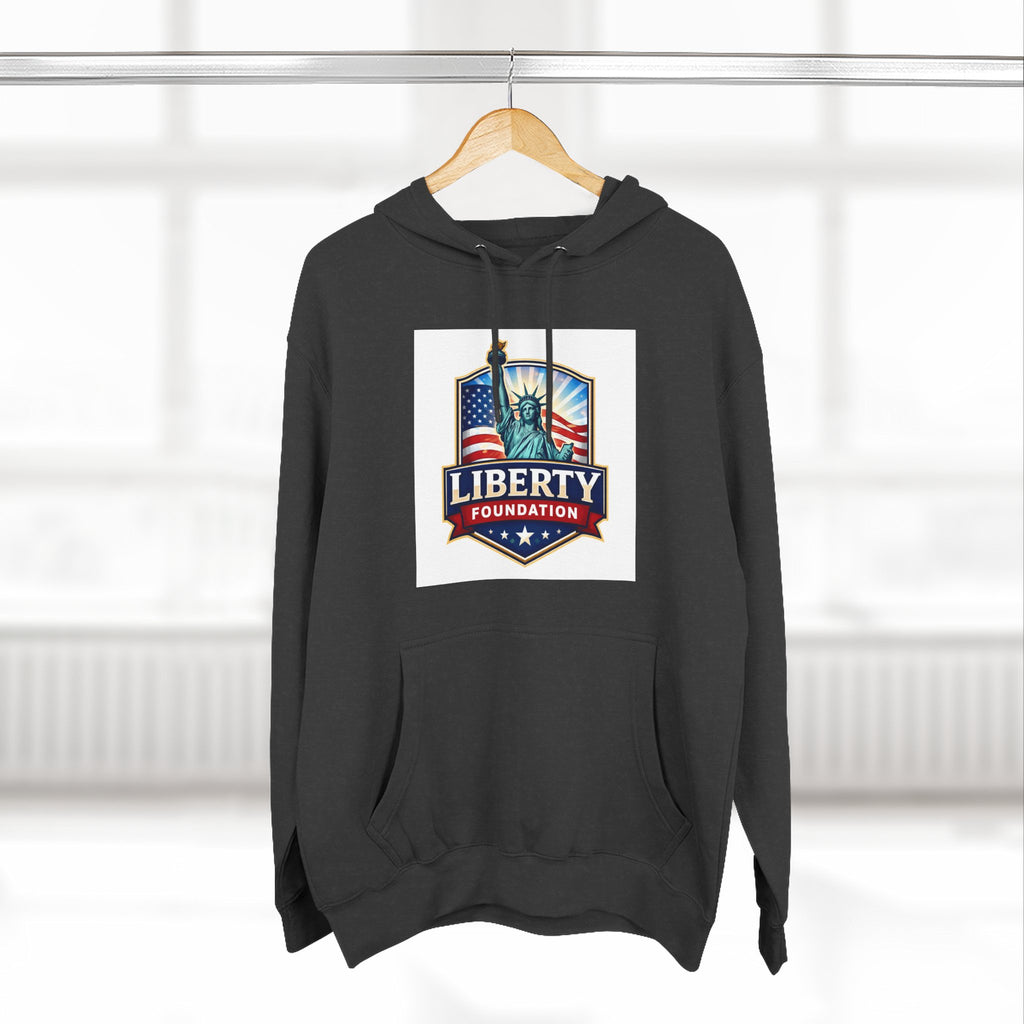 Three-Panel Fleece Hoodie