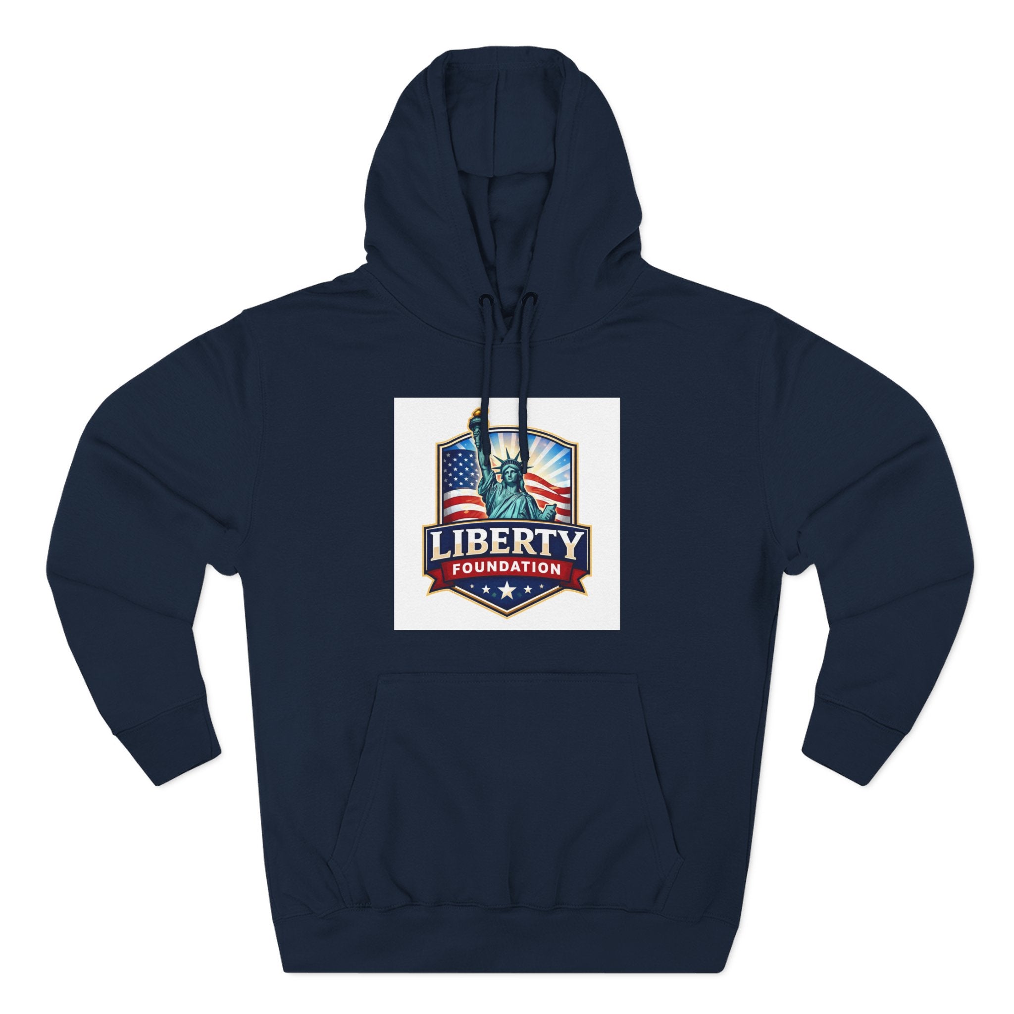 Three-Panel Fleece Hoodie