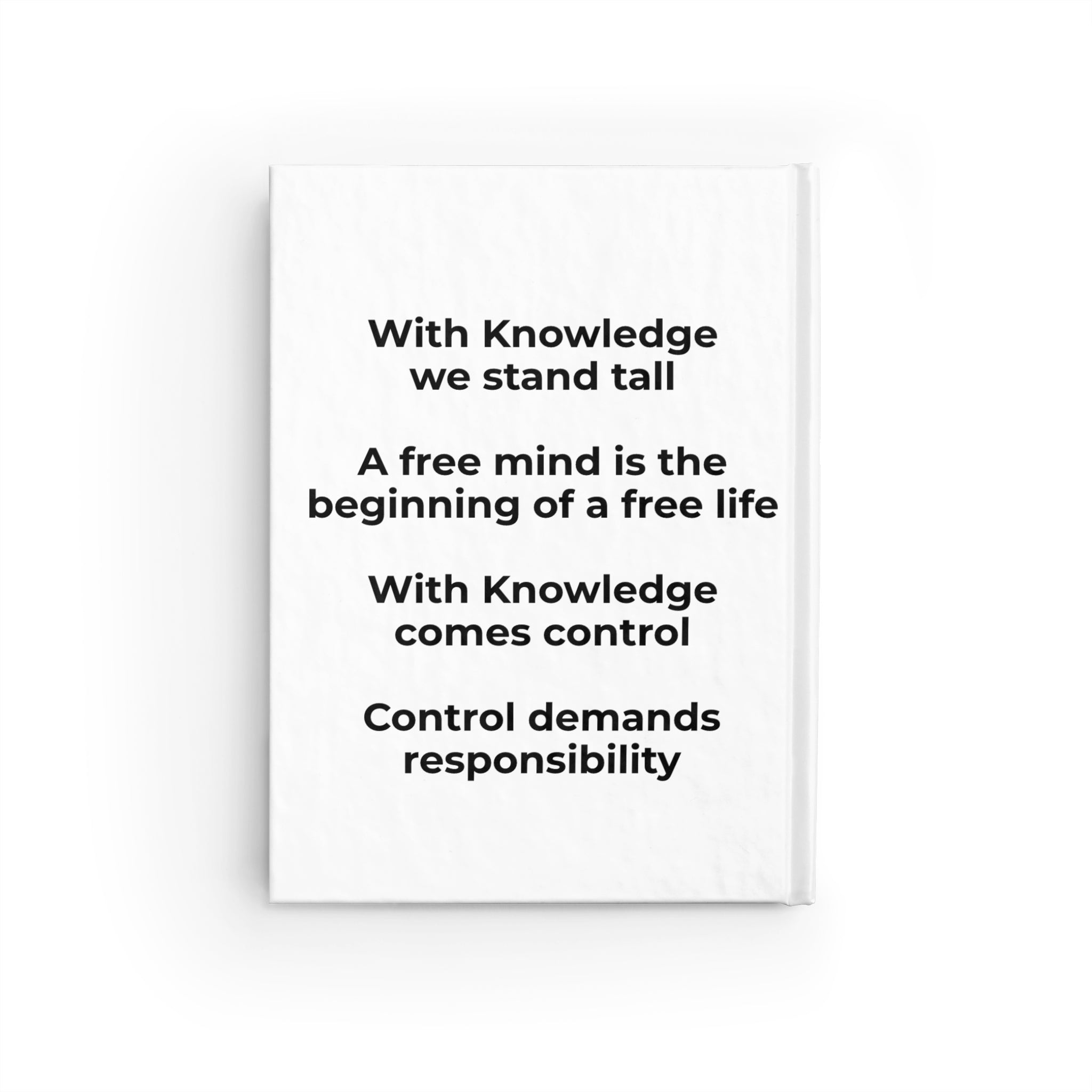 Study Journal – Liberty Foundation Hardcover Notebook (Course Tracker, Inspirational Quotes)