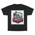 Liberty Foundation T-Shirt – Statue of Liberty American Flag Patriotic Tee