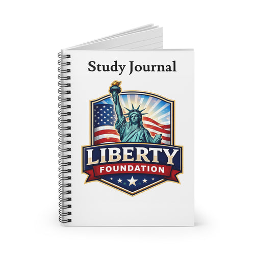 Liberty Foundation Spiral Notebook — Patriotic Statue of Liberty Journal