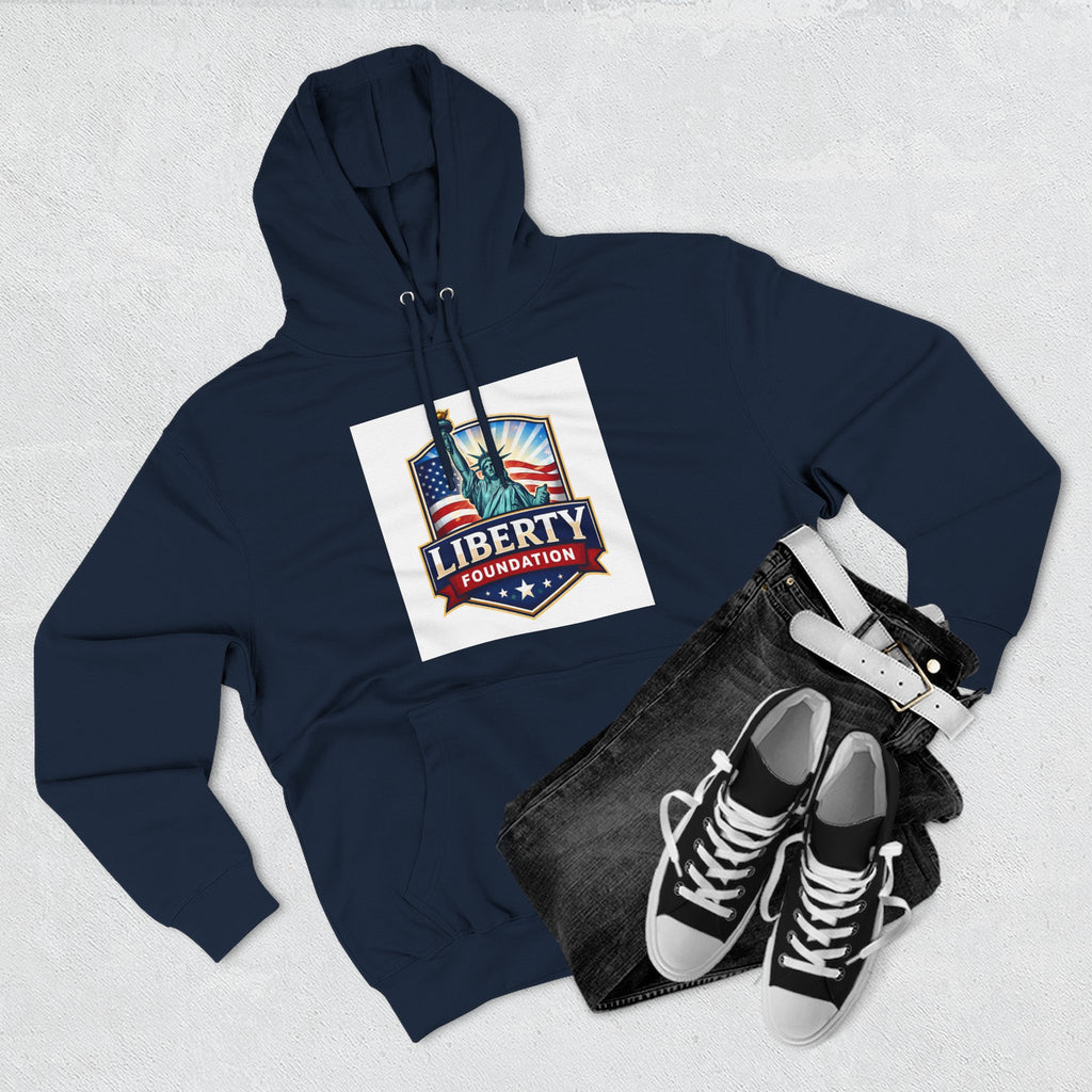 Three-Panel Fleece Hoodie