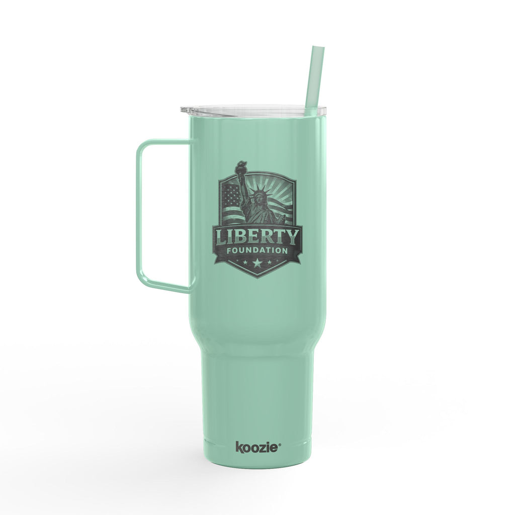 Liberty Foundation 40oz Engraved Insulated Tumbler with Lid & Straw