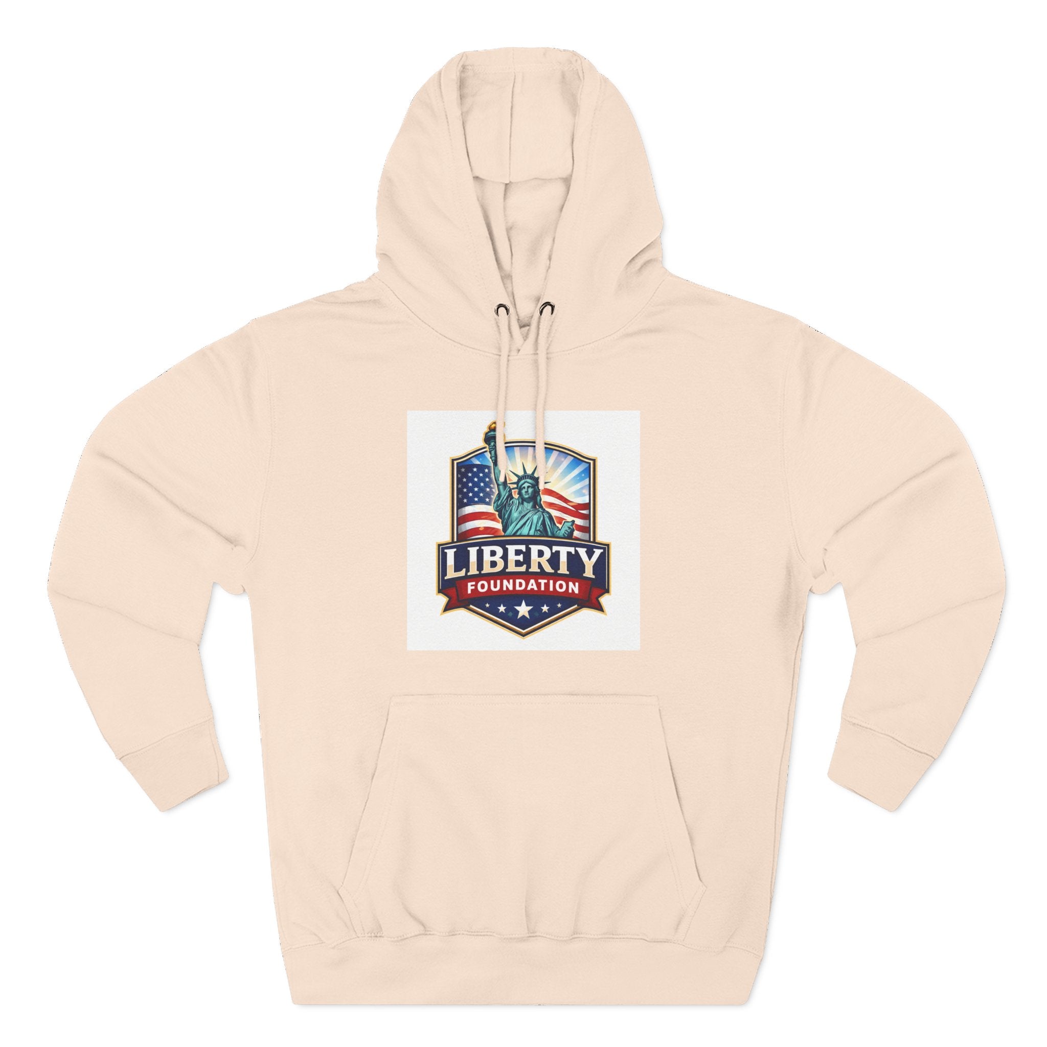 Three-Panel Fleece Hoodie