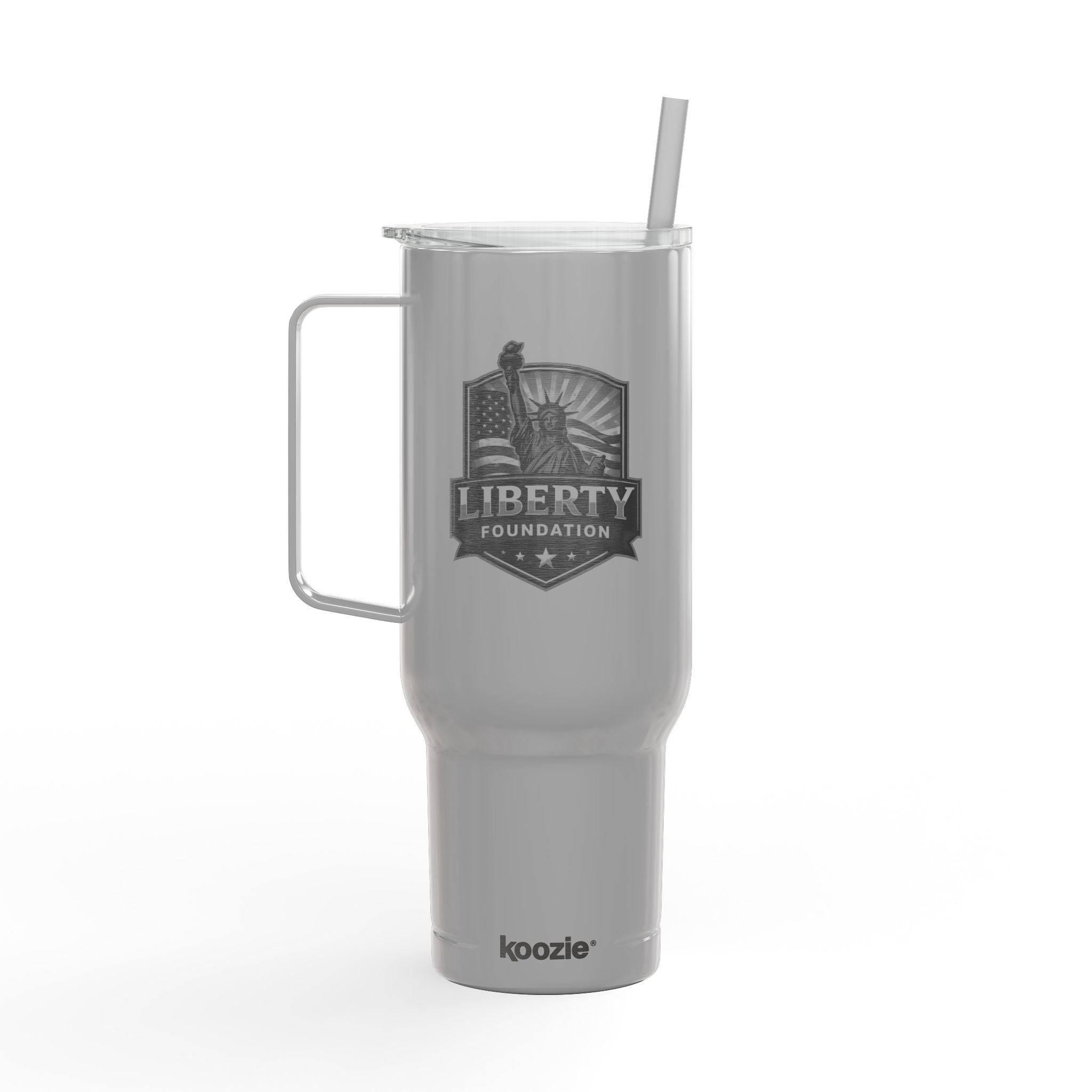Liberty Foundation 40oz Engraved Insulated Tumbler with Lid & Straw