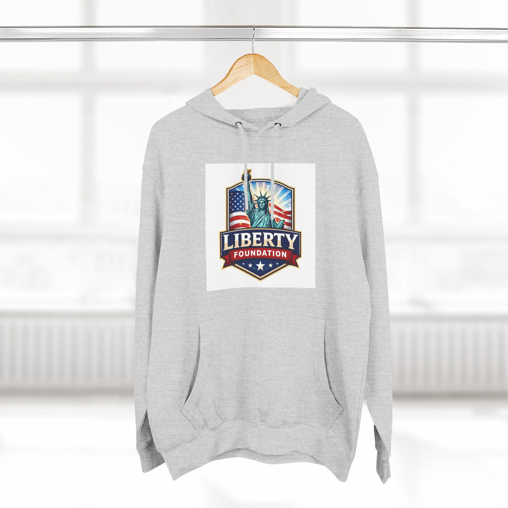 Three-Panel Fleece Hoodie