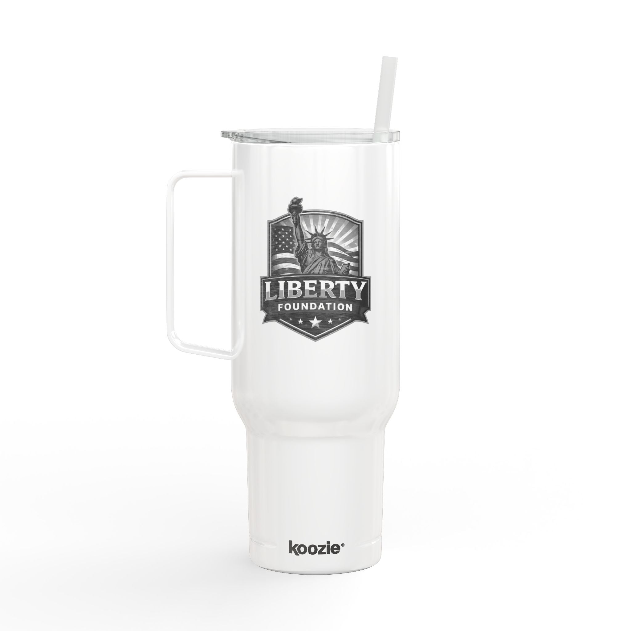 Liberty Foundation 40oz Engraved Insulated Tumbler with Lid & Straw