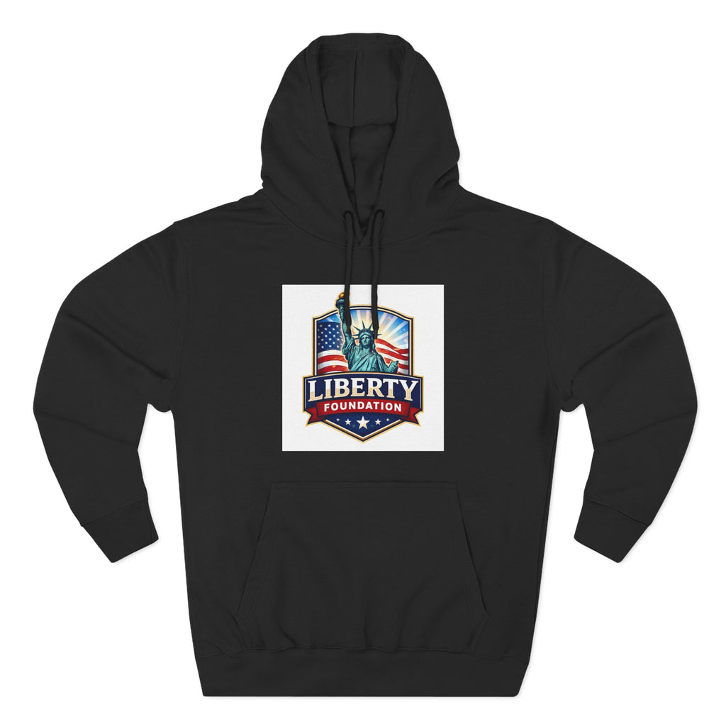 Three-Panel Fleece Hoodie