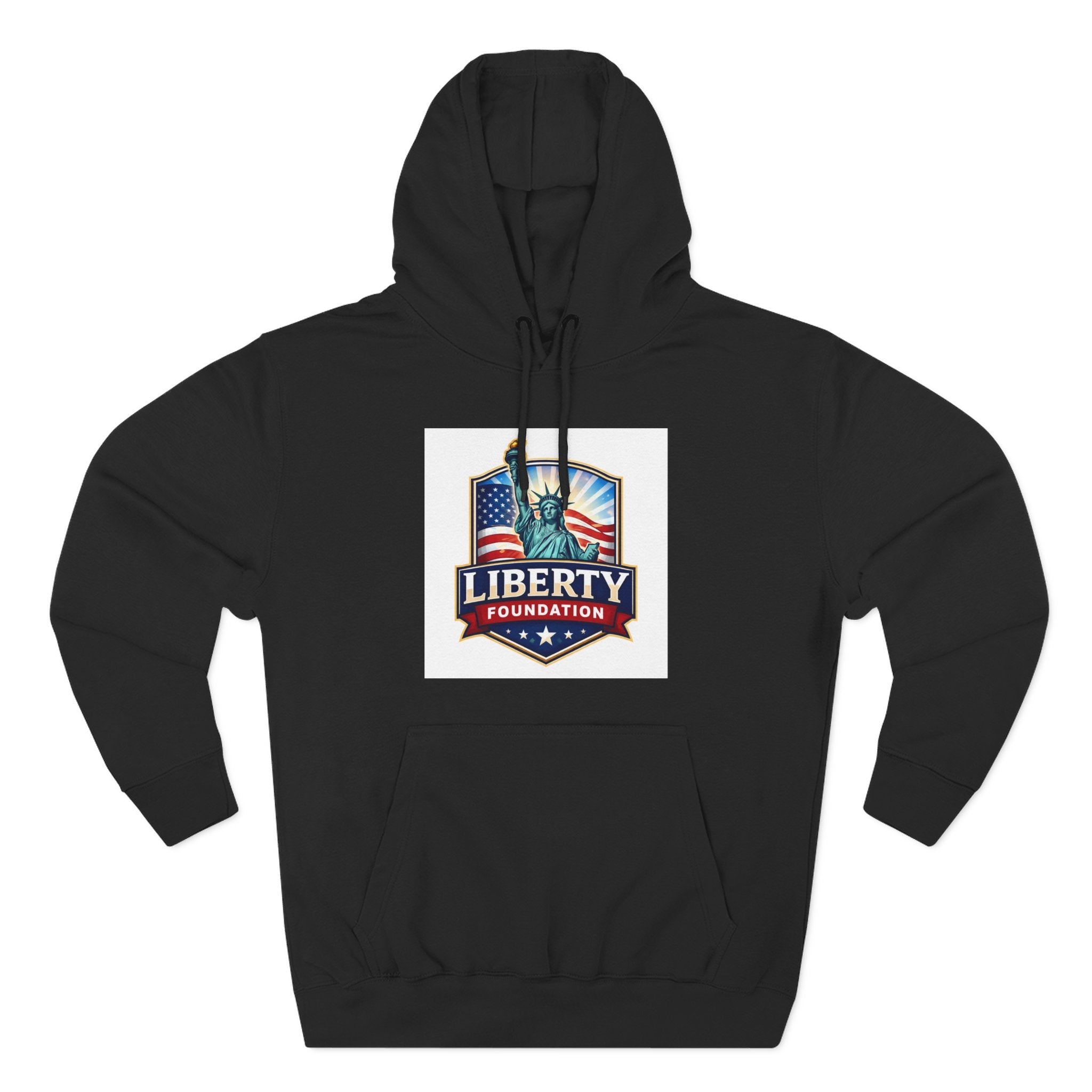 Three-Panel Fleece Hoodie