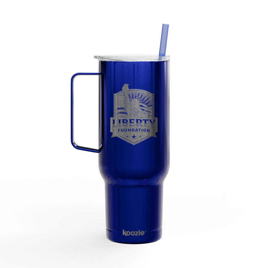 Liberty Foundation 40oz Engraved Insulated Tumbler with Lid & Straw