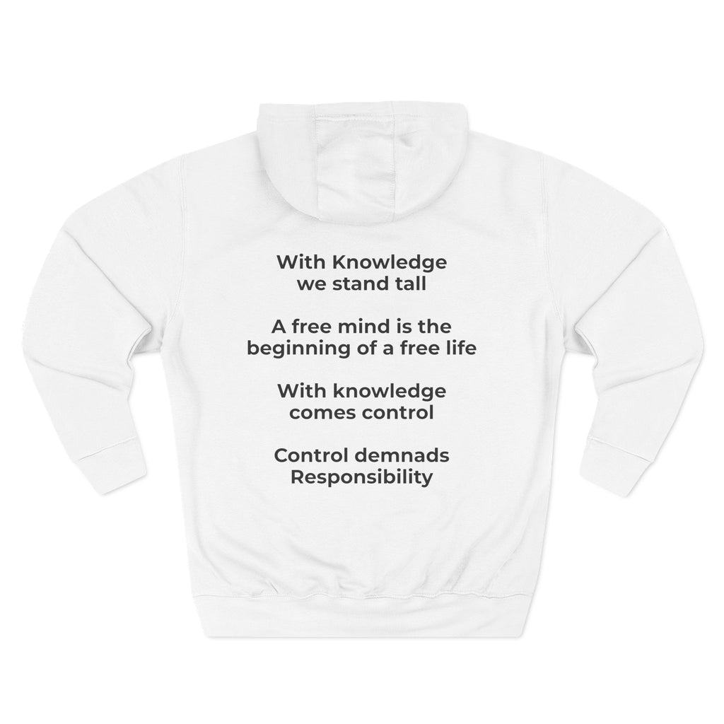 Three-Panel Fleece Hoodie
