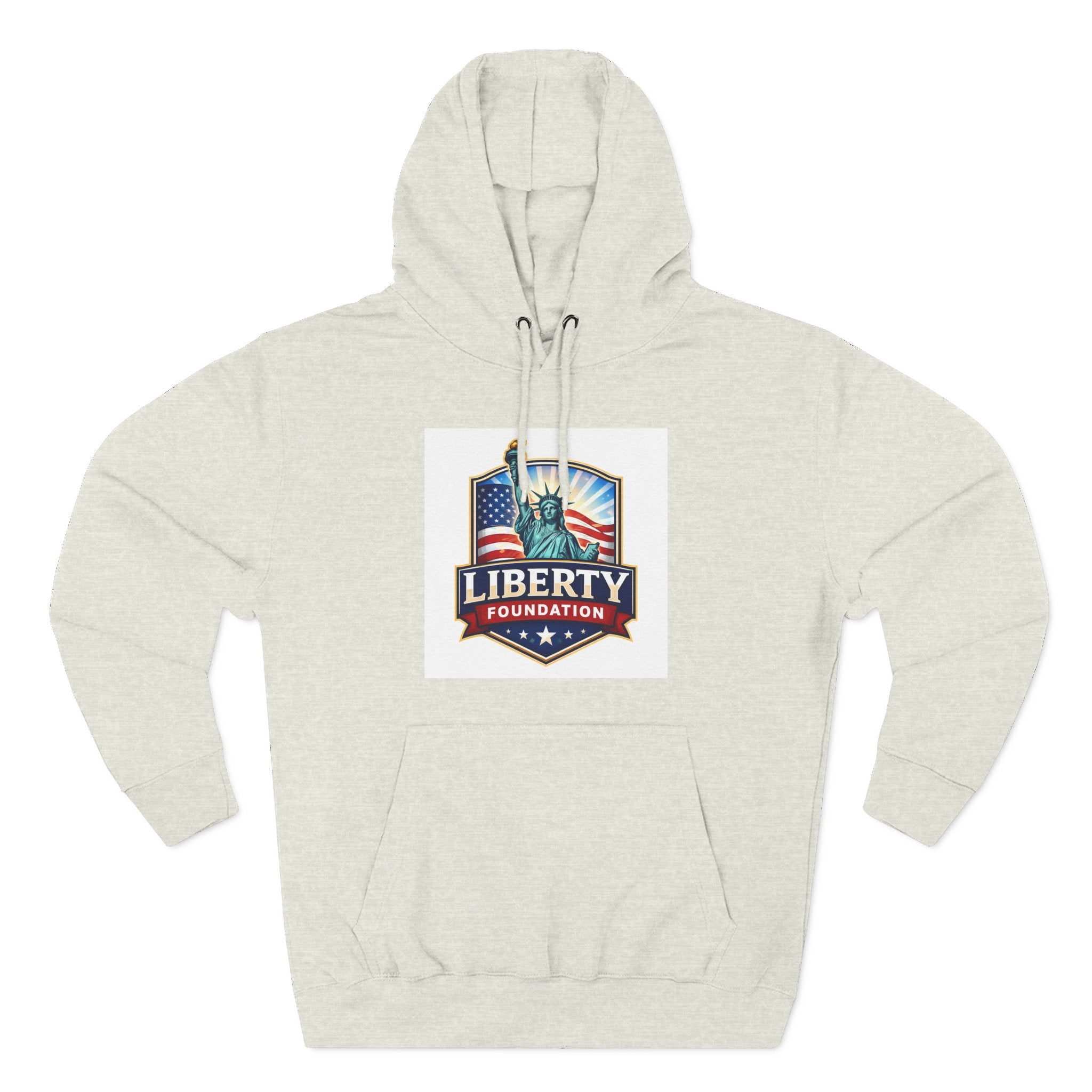 Three-Panel Fleece Hoodie