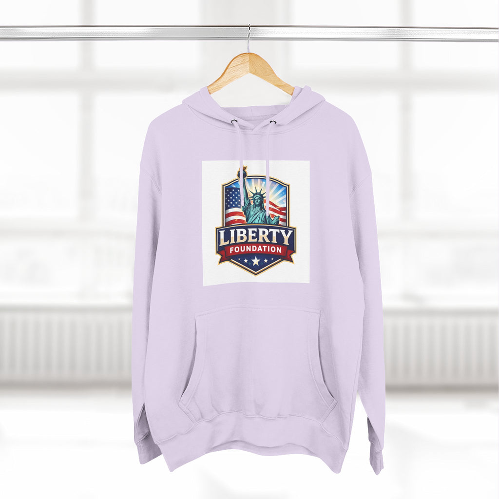 Three-Panel Fleece Hoodie
