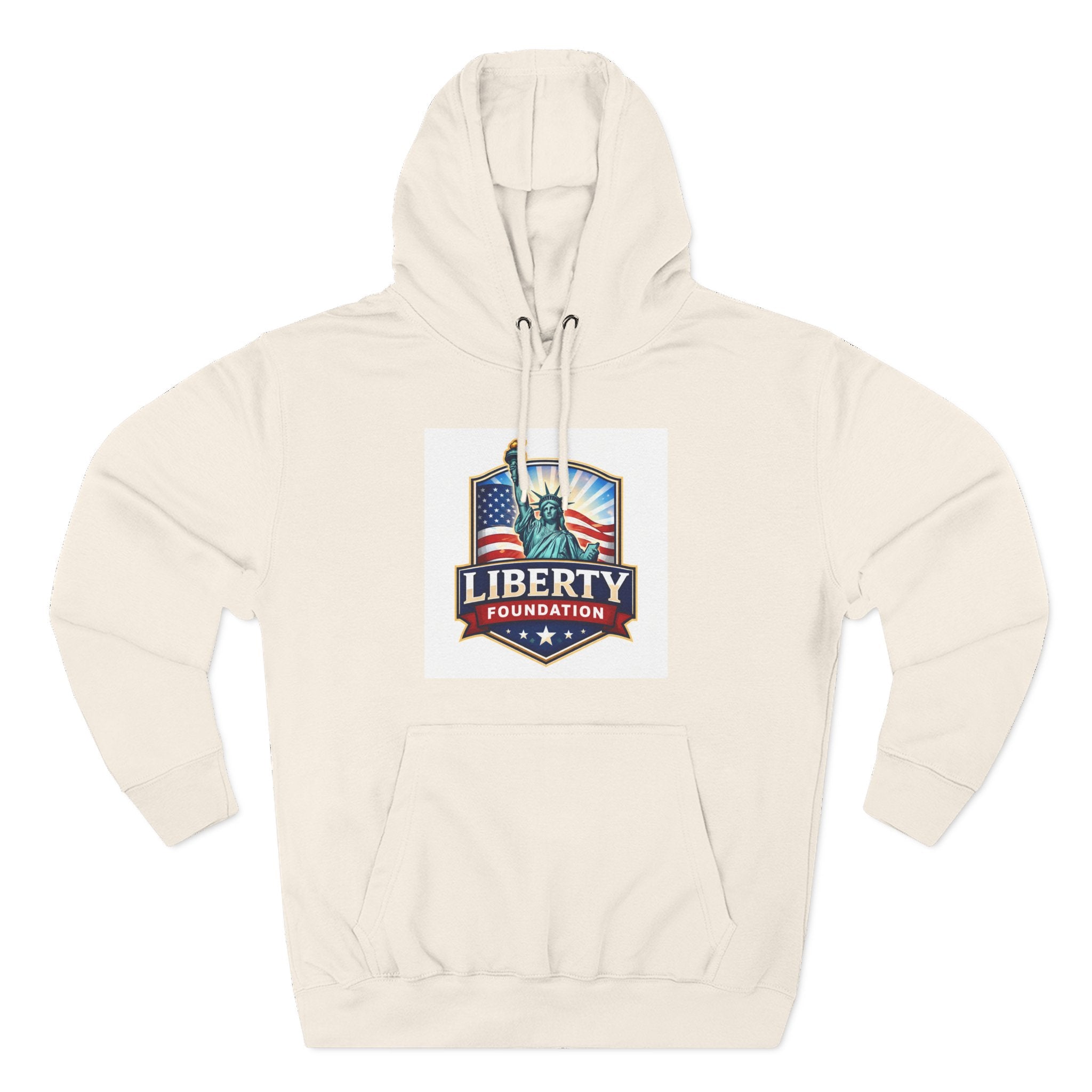 Three-Panel Fleece Hoodie